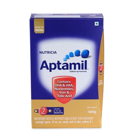 Aptamil Stage 2 Follow Up Formula Powder - 400gm Refill