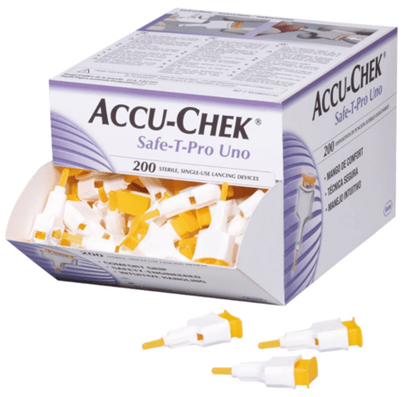 Accu-chek Safe T Pro Uno 200 Lancets