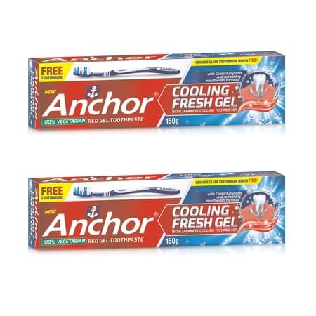 Anchor Cooling Fresh Gel Paste - Pack Of 2 - 150gm X 2