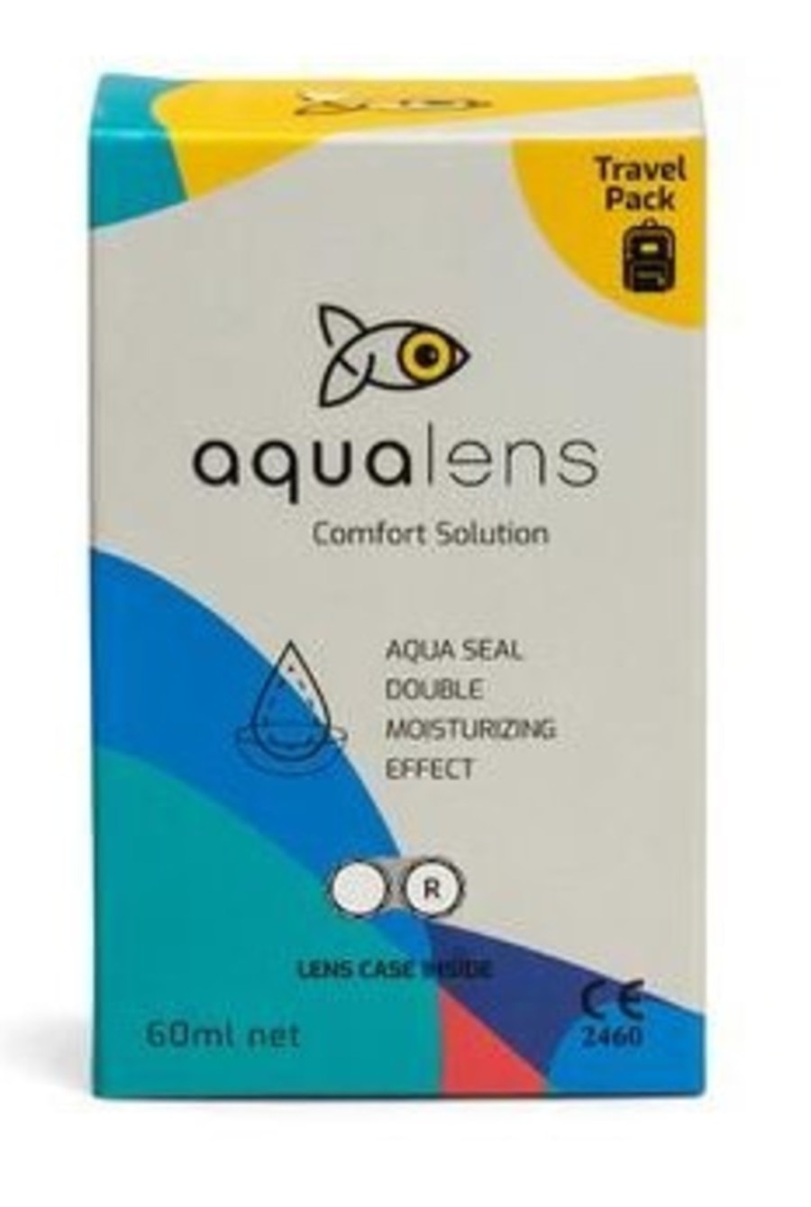 Buy Aqualens Comfort Contact Lens Solution Bottle Of 60 Ml (Lens Case
