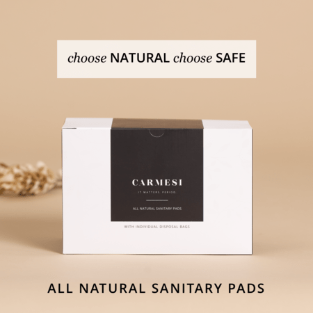 Carmesi All Natural Sanitary Pads - 15 Regular + 15 Xl (30 Pads)
