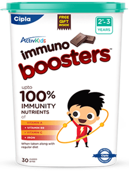 Cipla Activkids Immuno Boosters 2-3years - 30s