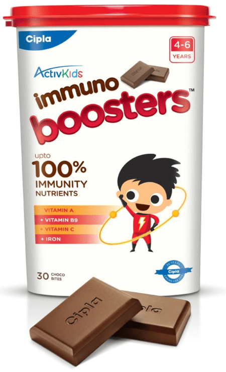 Cipla Activkids Immuno Boosters 4-6 Years - 30s