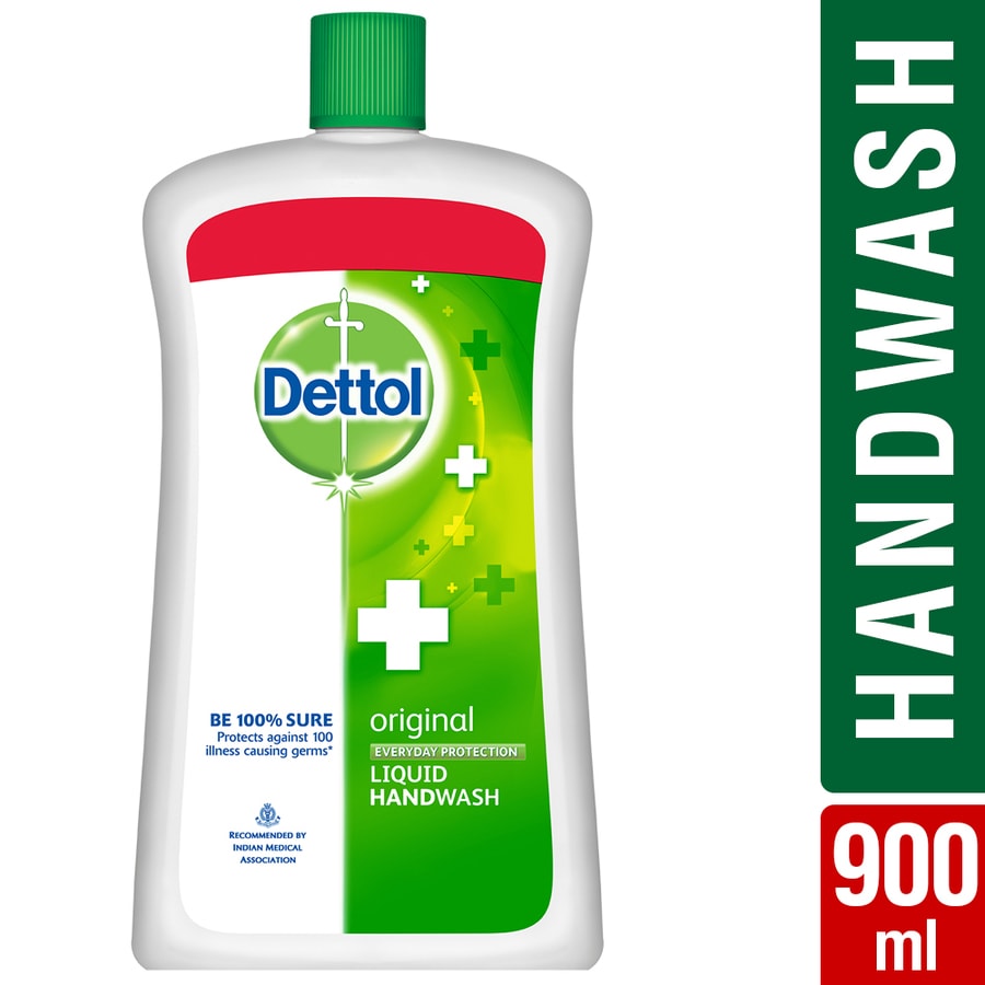 Dettol Liquid Handwash Refill Jar, Original- 900ml