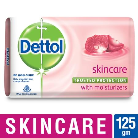 Dettol Germ Protection Bathing Bar Soap, Skincare- 125g