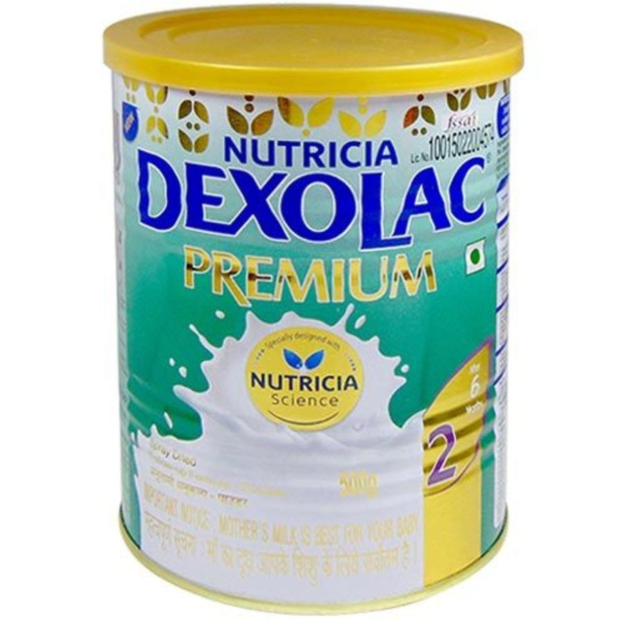Dexolac Premium 2 Follow-up Formula (after 6 Months) Tin - 500gm