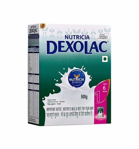 Dexolac Stage 1 Infant Formula (upto 6 Months) Refill - 500gm