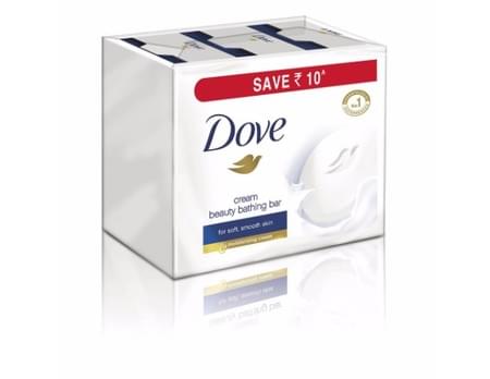 Dove Cream Beauty Bathing Bar 3x100 Gm
