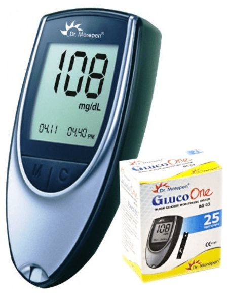 Dr Morepen Bg 03 1 Meter + 25 Strips