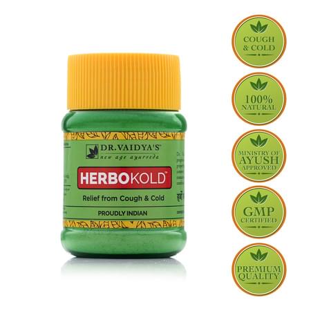 Dr. Vaidya's Herbokold Powder Pack Of 2 (100 Gms) (medicines For Cold)