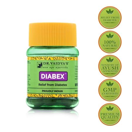 Dr. Vaidya's Diabex Pills Pack Of 2 (60 Pills)