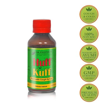 Dr. Vaidya's Huff N Kuff Syrup Pack Of 2 (200 Ml) (cough Syrup)