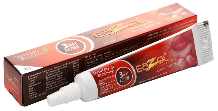 Eazol Mouth Ulcer Gel 10 Gm