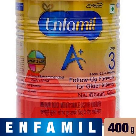 Enfamil A+ Stage 3: Infant Follow-up Formula (12 To 24 Months)- 400g