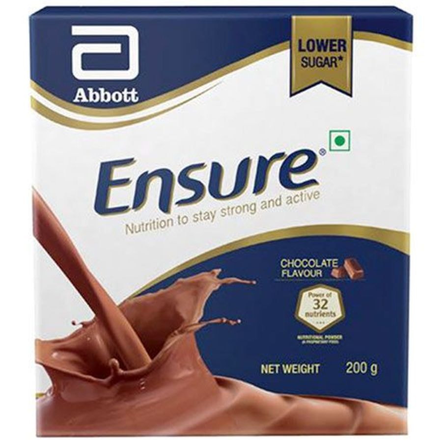 Buy Ensure Chocolate Powder Refill 200gm Online at MIN 20 OFF