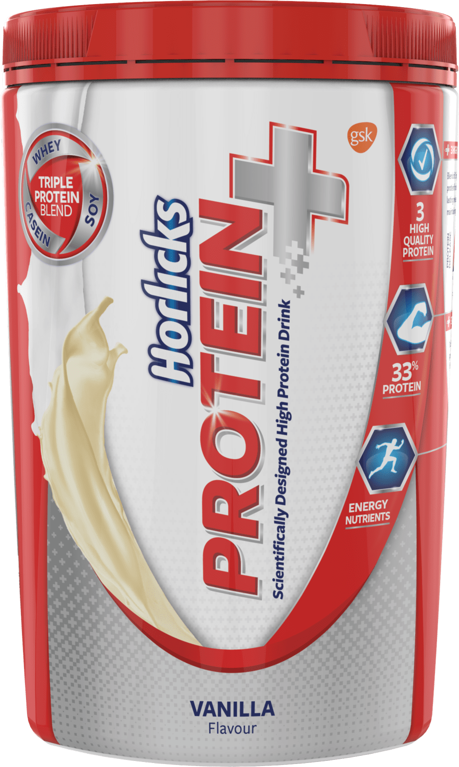 Horlicks Protein Plus – Health & Nutrition Drink (vanilla Flavor) 400gm Pet Jar