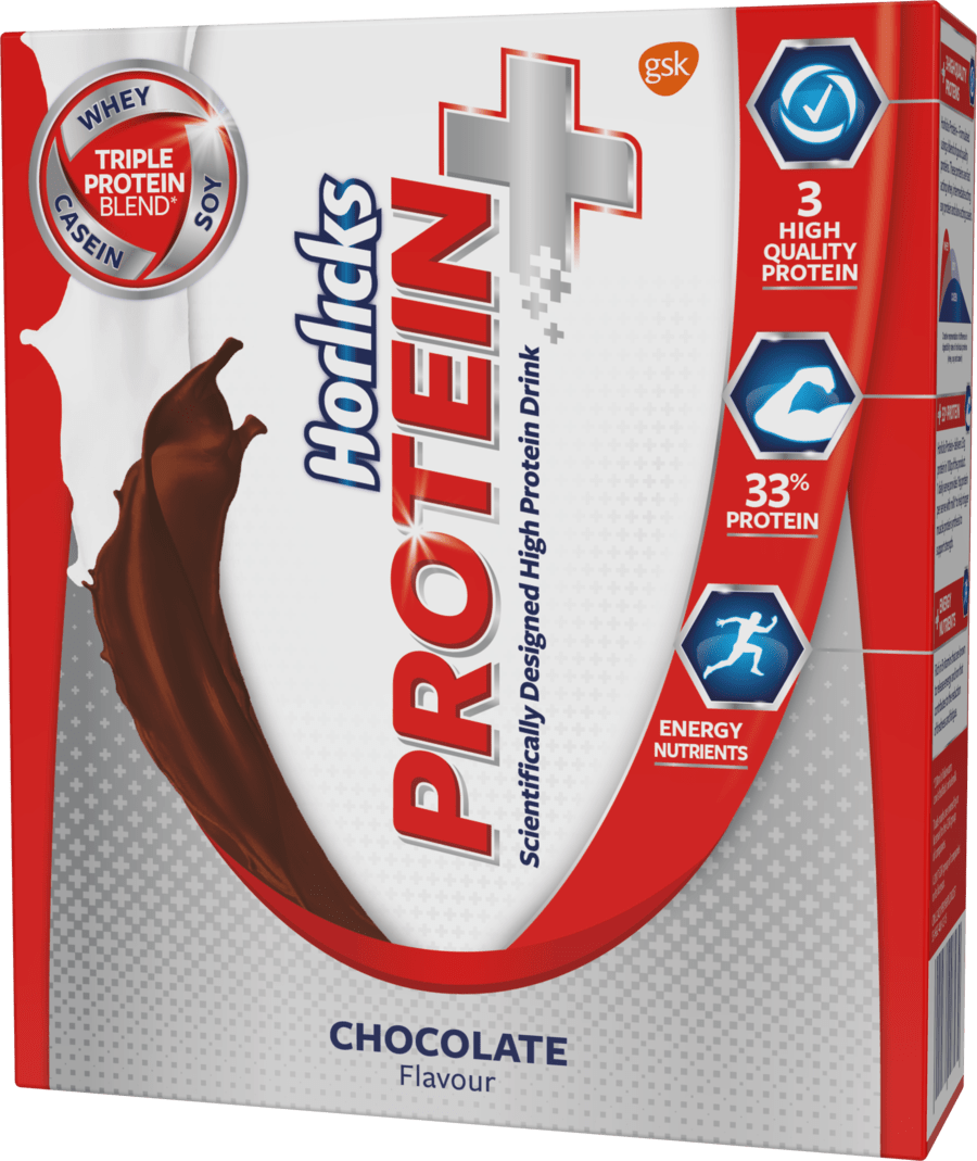 Horlicks Protein Plus – Health & Nutrition Drink (chocolate Flavor) 200gm Refill Pack