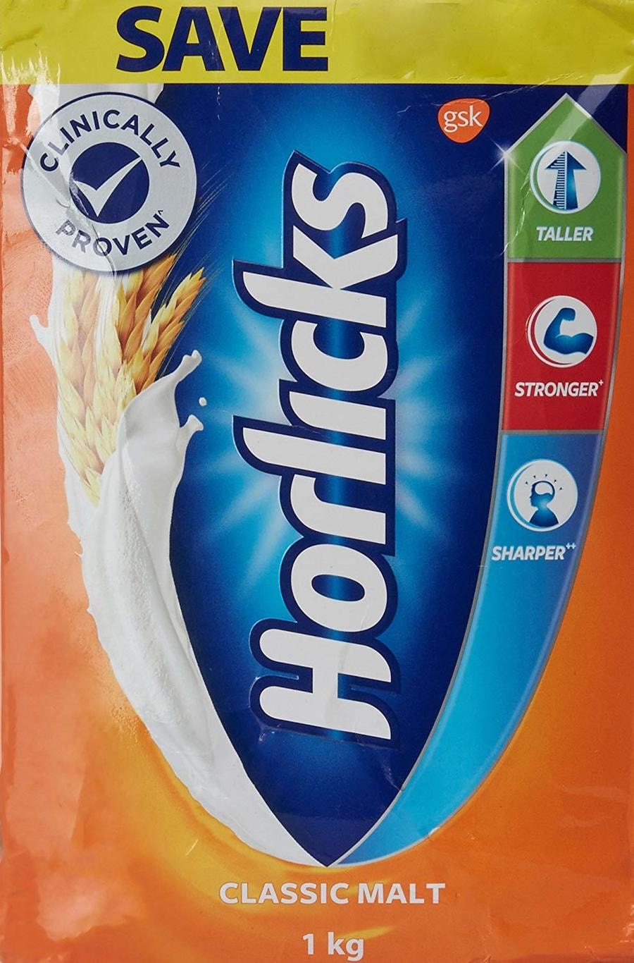 Horlicks - Health & Nutrition Drink (classic Malt) 1kg Refill Pack