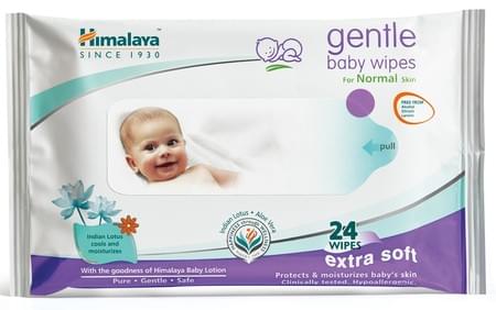 Himalaya Gentle Baby Wipes 24's