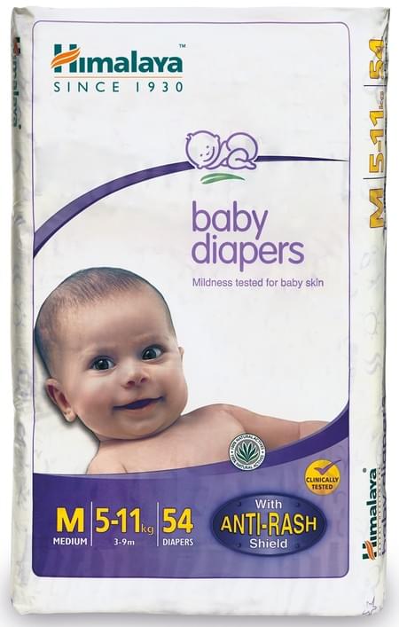 Himalaya Baby Diapers Medium 54 Pcs