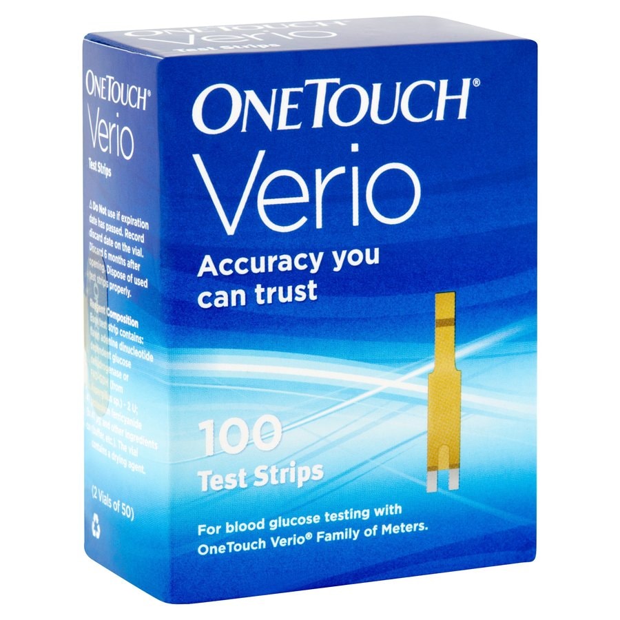 One Touch Verio Strips 100's