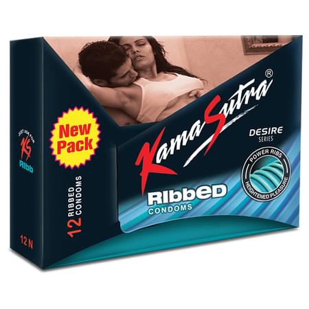 Kamasutra Ribbed 12 Condoms