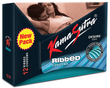 Kamasutra Ribbed 12 Condoms