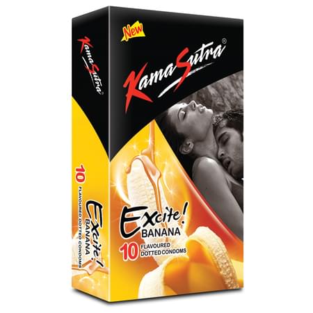Kamasutra Excite Banana 10 Condoms