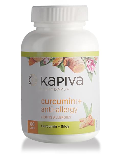 Kapiva Curcumin + Anti-allergy Capsules - 60caps