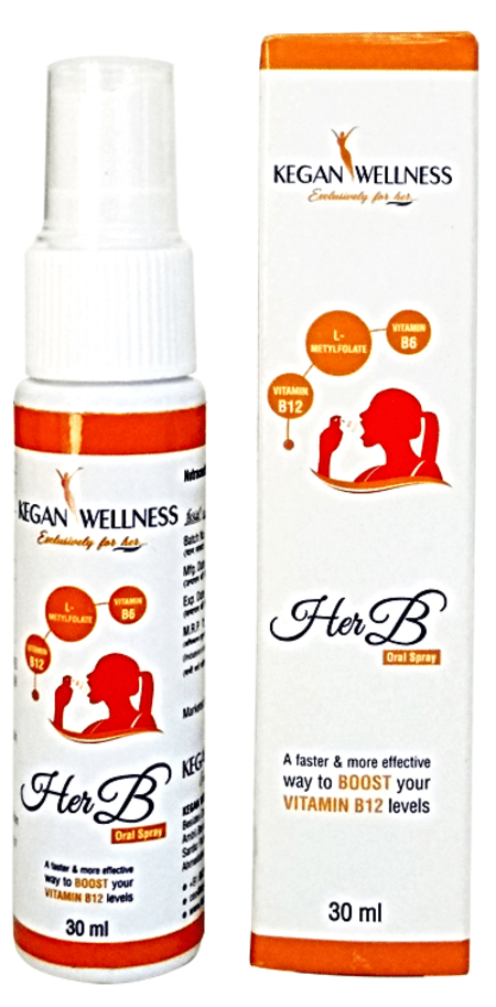 Kegan Wellness Herb-vitamin B12 Oral Spray(cranberry Flavour) 30 Ml