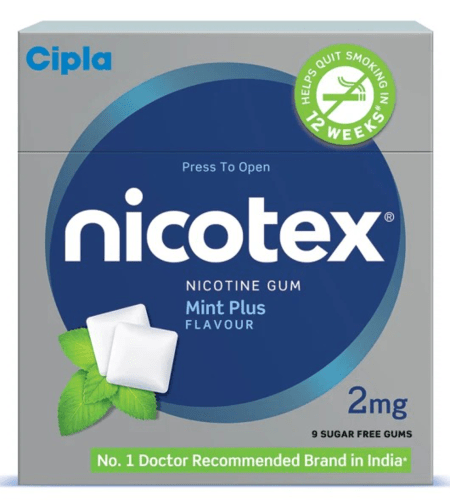 Nicotex Mint Plus 2mg 9 Gums