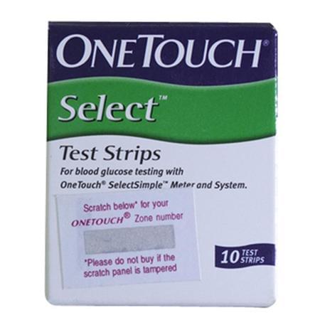 One Touch Select 10 Strips