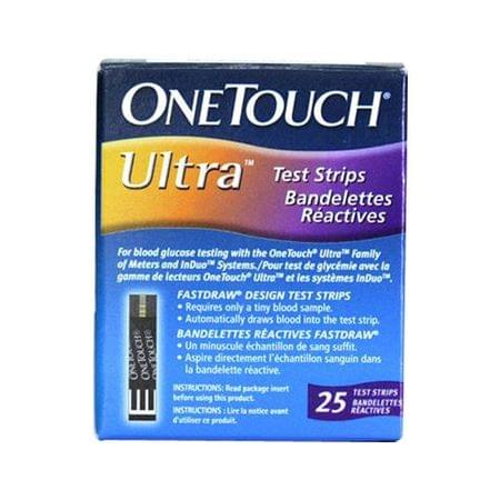 One Touch Ultra 25 Strips