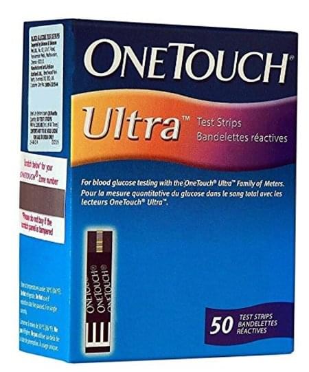 One Touch Ultra 50 Strips