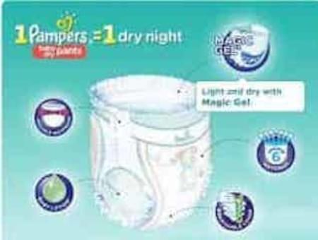 Pampers Diaper Pants Medium 4 Pieces