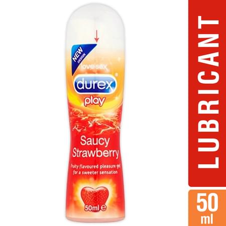 Durex Play Lubricant Gel, Saucy Strawberry- 50ml