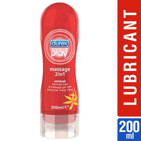 Durex Play Massage 2in1 Lubricant Gel, Sensual- 200 Ml