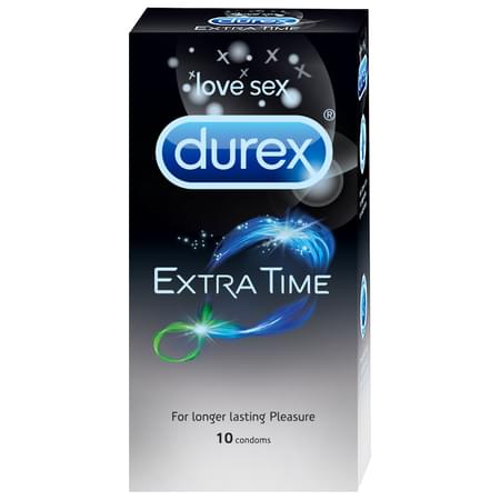 Durex Condoms, Extra Time- 10 Pieces