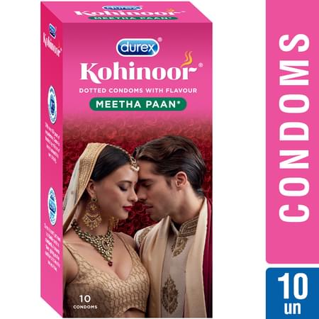 Durex Kohinoor Condoms, Meetha Paan- 10 Pieces