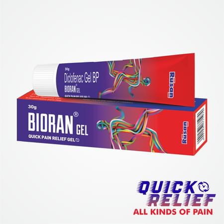 Bioran Gel 30gm - Quick Pain Relief Gel