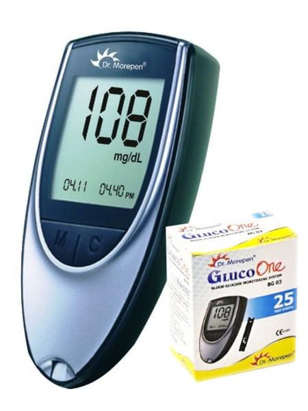 Dr Morepen Bg 03 1 Meter + 25 Strips