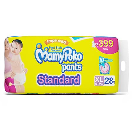 Mamypoko Pants Standard Diaper Extra Large Size Pack Of 28